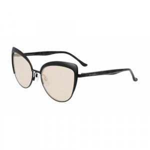 Солнцезащитные очки DO301S 002, черный Donna Karan. Цвет: черный