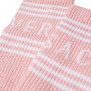 Носки с логотипом , розовый Versace