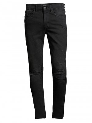 Рваные эластичные джинсы скинни до колен Zack с эффектом потертости Hudson Jeans
