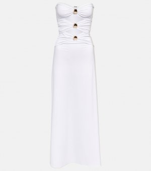 Платье макси Jennifer с открытыми плечами, белый Dodo Bar Or