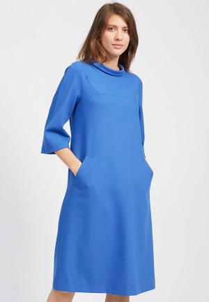 Платье Affari. Цвет: синий