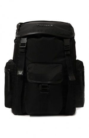 Текстильный рюкзак Premiata. Цвет: чёрный