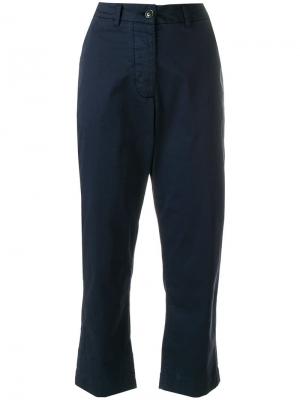 Укороченные брюки Woolrich. Цвет: синий