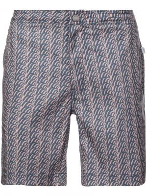 Пляжные шорты Calder 7.5 Onia. Цвет: синий