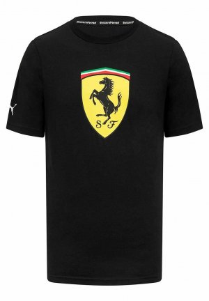 Футболка с принтом , черный Scuderia Ferrari