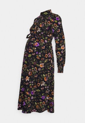 Летнее платье PMFALISHI MIDI SHIRT DRESS , черный Pieces Maternity