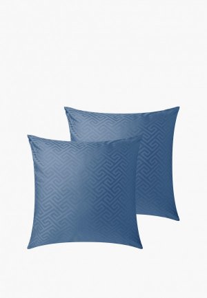 Комплект наволочек DeNastia 70x70 см, 2 шт.. Цвет: синий