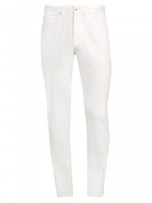 Классические сатиновые брюки Ultimate с пятью карманами , слоновая кость Peter Millar