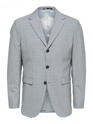 Деловой пиджак стандартного кроя ROSS, камень/темно-серый SELECTED HOMME