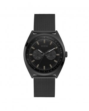 Мужские часы Blazer GW0336G3 из стали с черным ремешком , черный Guess