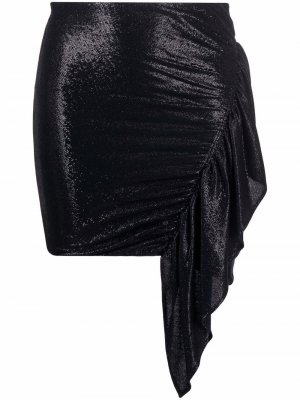 Мини-юбка Cassiou с оборками IRO. Цвет: черный