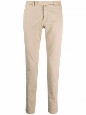 Узкие брюки чинос Briglia 1949. Цвет: бежевый