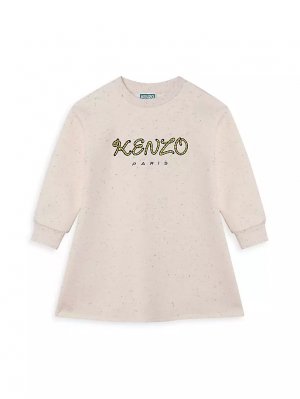 Платье-свитшот для маленьких девочек и , цвет wicker Kenzo