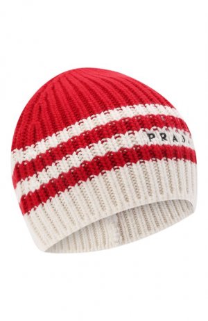 Кашемировая шапка Prada. Цвет: красный