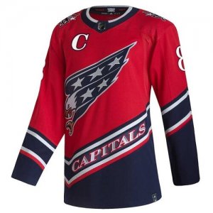 Хоккейный свитер Вашингтон Кэпиталз Овечкин 8 adidas. Цвет: красный