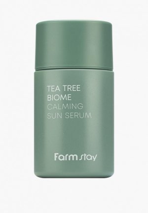 Сыворотка для лица Farmstay Солнцезащитная увлажняющая с экстрактом чайного дерева SPF45+/PA++, 50 мл. Цвет: белый