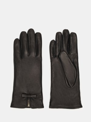 Кожаные перчатки ORSA. Цвет: черный