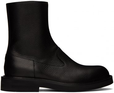 Черные кожаные ботинки челси Dries Van Noten