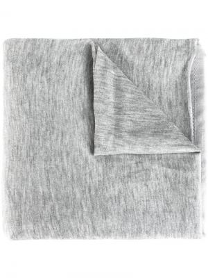 Многослойный платок Kristensen Du Nord. Цвет: серый