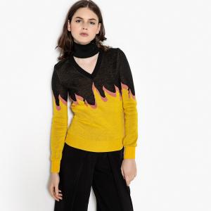 Пуловер со съемным воротником AALTO x LA REDOUTE. Цвет: разноцветный