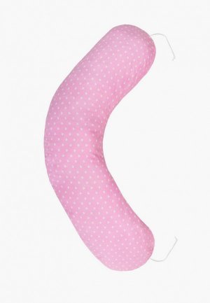 Подушка Amarobaby для беременных 170х25. Цвет: розовый