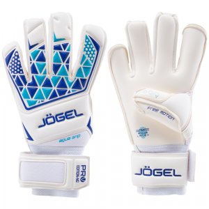 Вратарские перчатки , размер 10, голубой, синий Jogel. Цвет: белый