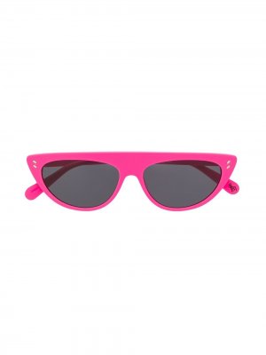 Солнцезащитные очки Butterfly Stella McCartney Kids. Цвет: розовый