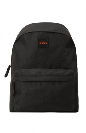 Текстильный рюкзак BOSS Orange. Цвет: чёрный