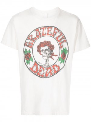 Grateful Dead print T-shirt Madeworn. Цвет: белый