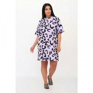 Туника , размер 48-52, фиолетовый Lika Dress. Цвет: сиреневый/фиолетовый