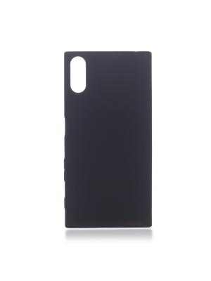 Пластиковая накладка Soft-Touch для Sony Xperia XZS Rosco. Цвет: черный