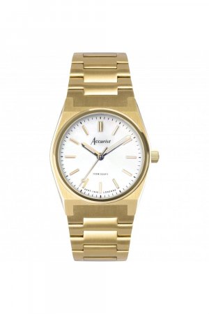 Женские классические аналоговые кварцевые часы из нержавеющей стали — 70018 , белый Accurist