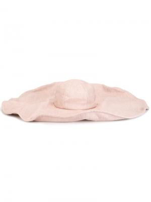 Ультра-широкополая шляпа Super Duper Hats. Цвет: розовый и фиолетовый