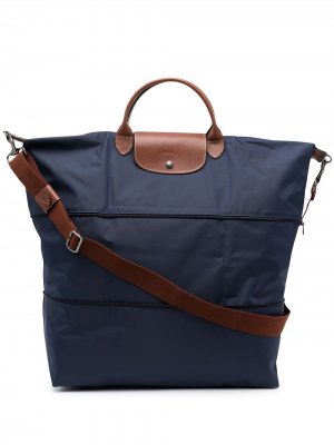 Многослойная сумка-тоут Le Pilage Longchamp. Цвет: синий