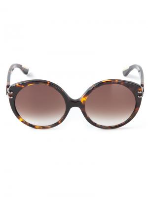 Солнцезащитные очки Roland Mouret. Цвет: коричневый