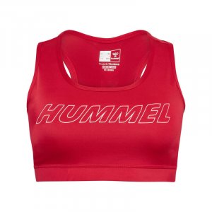 Hmlte Curvy Sports Bra Plus женский спортивный бюстгальтер для тренировок с технологией Beecool HUMMEL, цвет rot Hummel