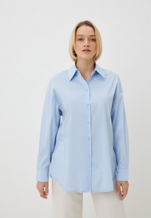 Рубашка Vladi Collection. Цвет: голубой