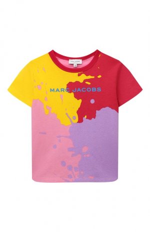 Хлопковая футболка MARC JACOBS (THE). Цвет: разноцветный