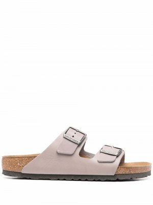 Arizona double-strap sandals Birkenstock. Цвет: серый