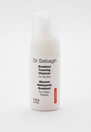 Пенка для умывания Dr Sebagh Очищающая жирной кожи и с акне 100 мл. Цвет: прозрачный