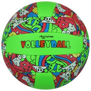 Мяч волейбольный onlytop, пвх, машинная сшивка, 18 панелей, размер 2 ONLYTOP