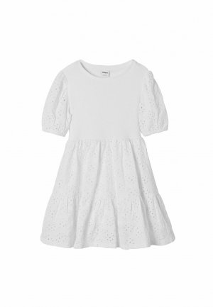 Платье из джерси SWISS EMBROIDERY , цвет white Desigual
