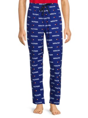 Пижамные брюки с клетчатым принтом , цвет Blue Wave Tommy Hilfiger