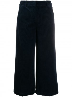 Вельветовые расклешенные брюки Aspesi. Цвет: синий