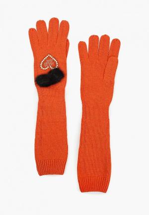 Перчатки Katomi. Цвет: оранжевый