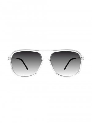 Солнцезащитные очки-авиаторы Eos Midtown 60 мм , серый Silhouette
