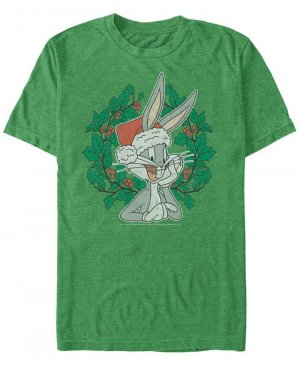Мужская футболка с коротким рукавом Looney Tunes Jolly Bugs , зеленый Fifth Sun