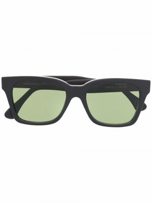 Солнцезащитные очки America в квадратной оправе Retrosuperfuture. Цвет: черный