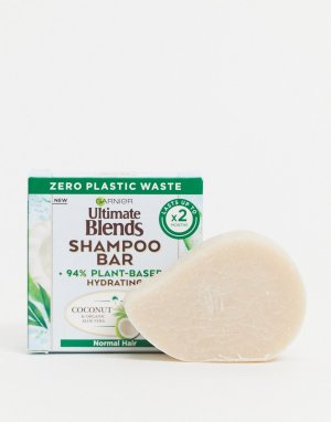 Твердый увлажняющий шампунь с кокосовым маслом и алоэ вера для нормальных волос – Ultimate Blends, 60 г-Бесцветный Garnier