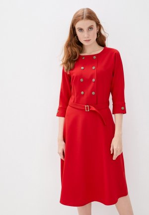 Платье Mari Vera. Цвет: красный